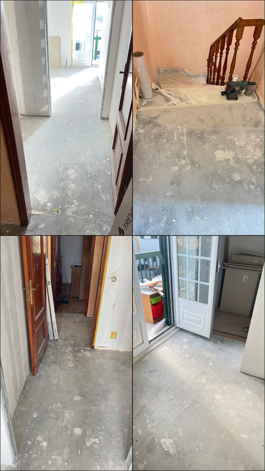 Preparação para piso vinílico