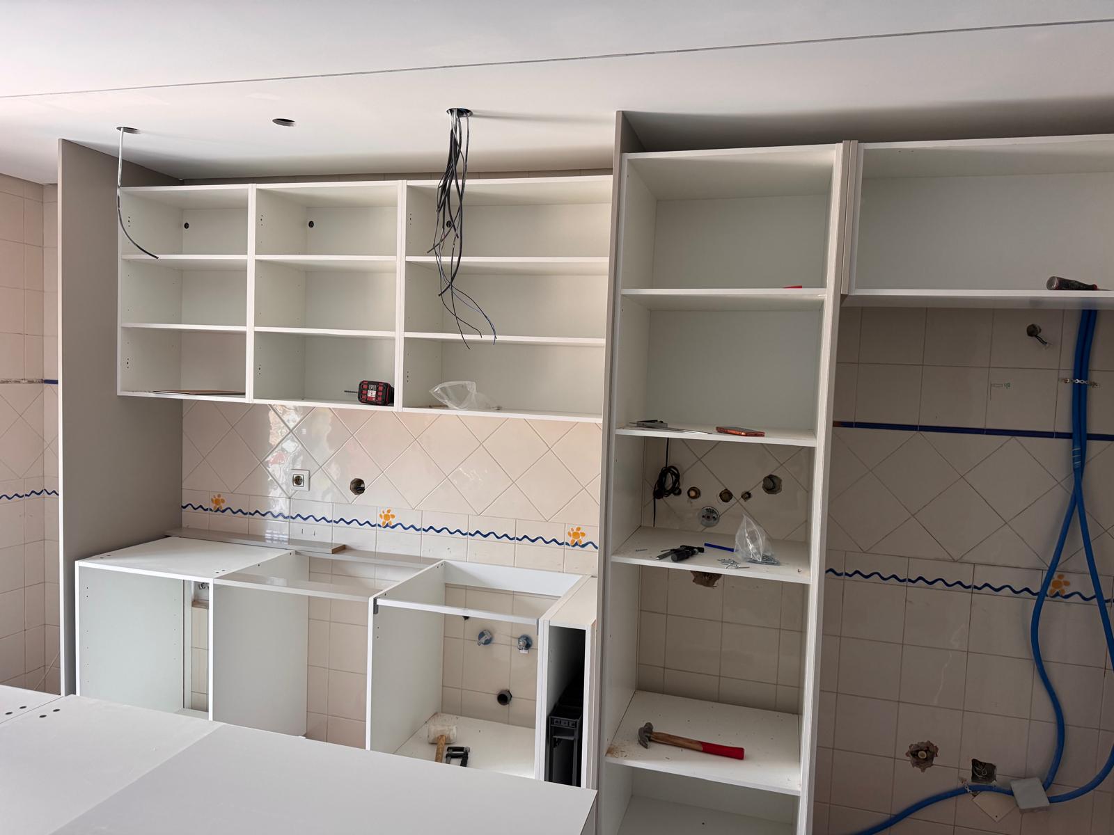 Montagem de cozinha