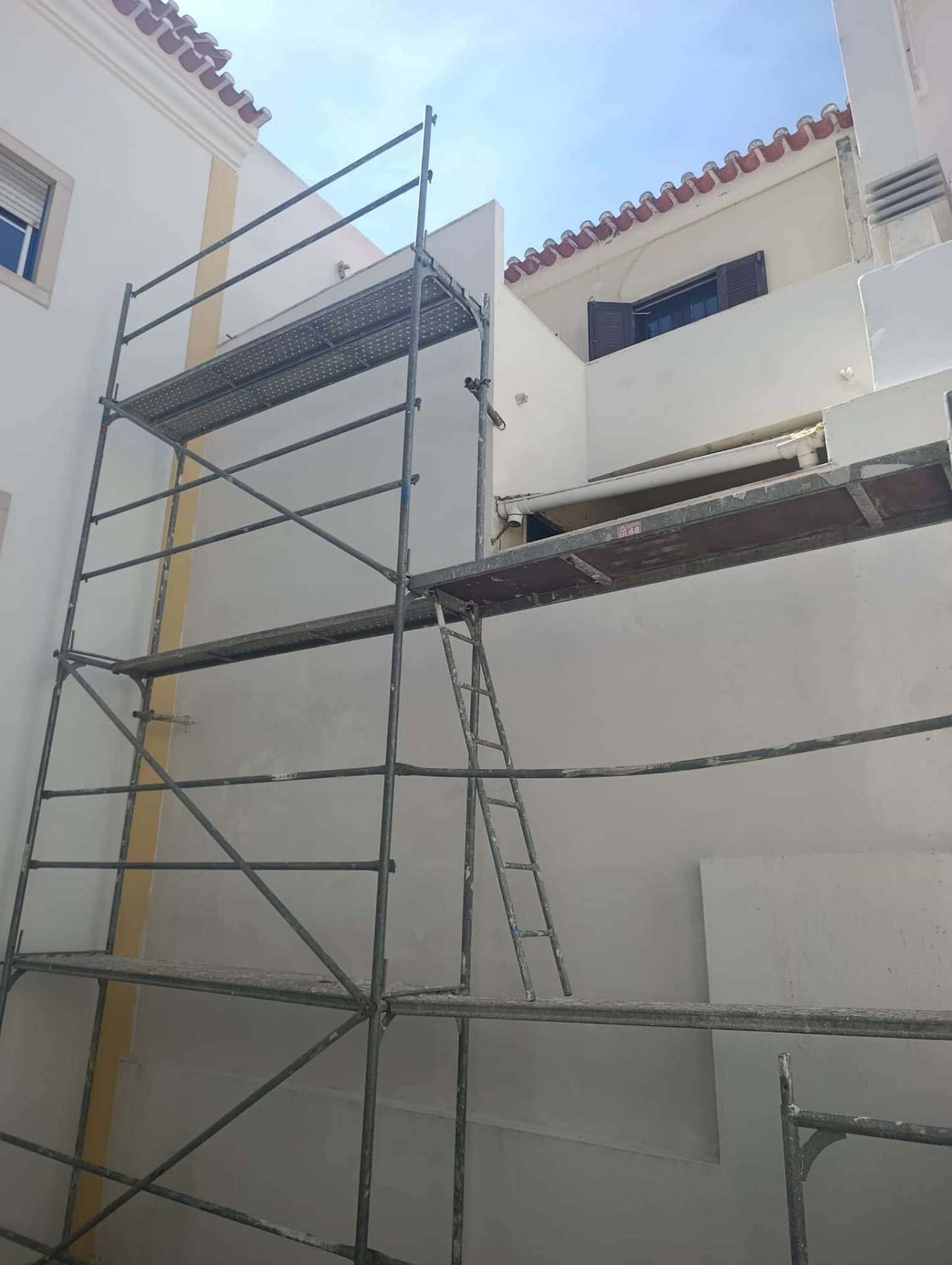 Andaime em obra